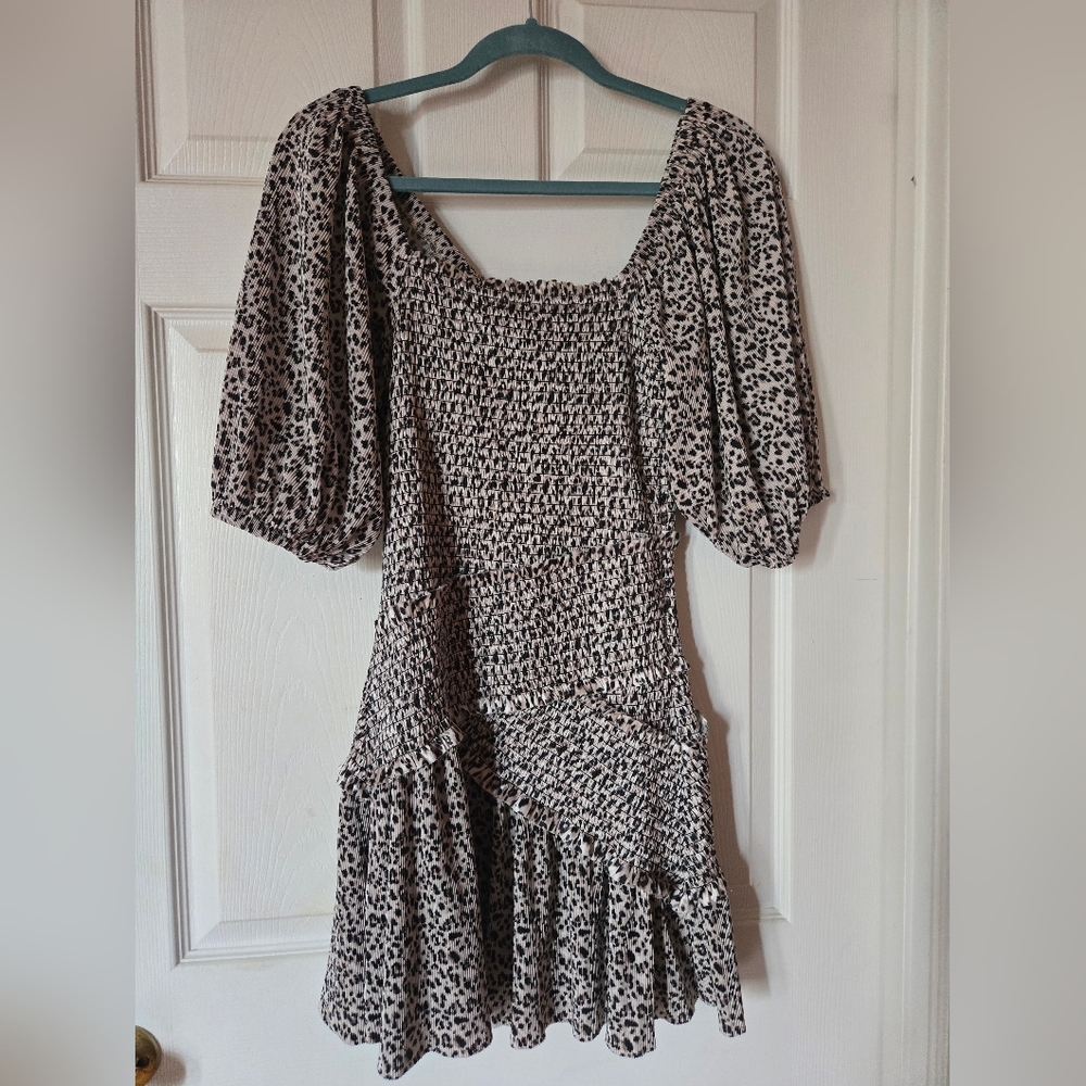 Madison Marcus Black and White Mini Dress Size S